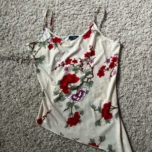 Chic Floral Women's Tank Top